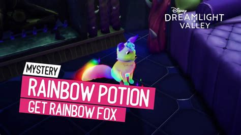Acquisition Use the Orange Potato and an Empty Vial to craft an Electrifying Orange <b>Potion</b>. . Disney dreamlight valley rainbow potion